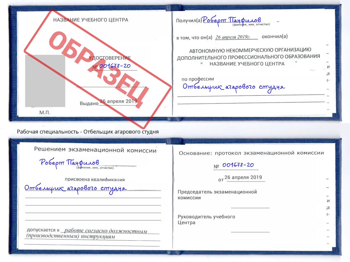Отбельщик агарового студня Энгельс